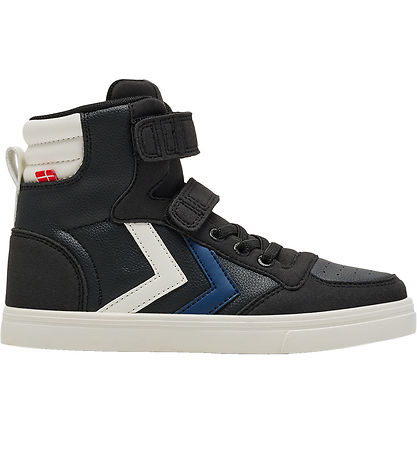 Hummel Stvler - Slimmer Stadil Leather High JR - Sort/Bl