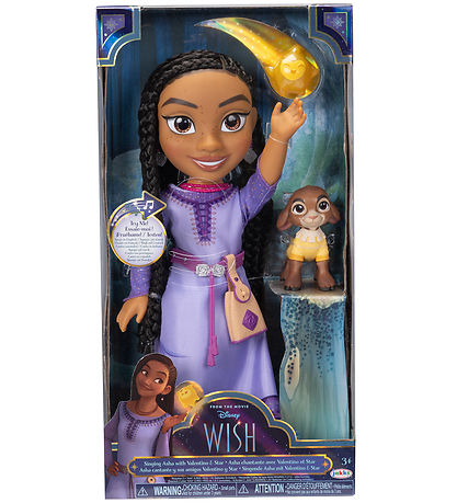 Disney Wish Dukke m. Lyd - 38 cm - Asha