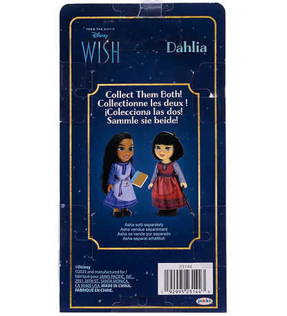 Disney Wish Dukke - 15 cm - Dahlia