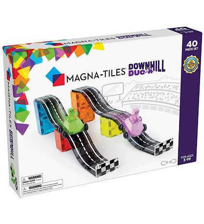 Magna-Tiles Magnetst - Downhill Duo - 40 Dele