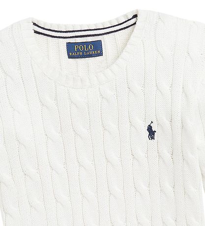 Polo Ralph Lauren Bluse - Strik - Hvid