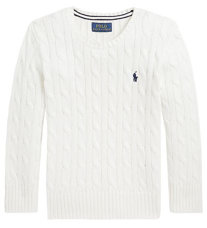 Polo Ralph Lauren Bluse - Strik - Hvid