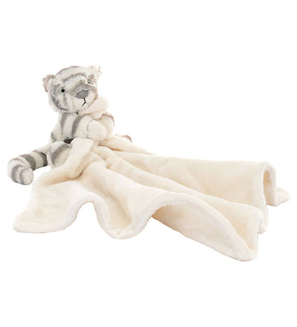 Jellycat Nusseklud - 34x34 cm - Bashful Snow Tiger