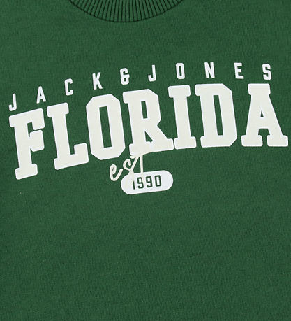 Jack & Jones Sweatshirt - JjCory - Dark Green/LOOSE