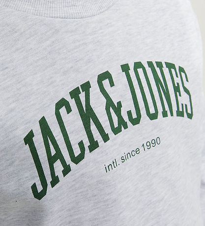 Jack & Jones Sweatshirt - JjeJosh - Noos - White Melange