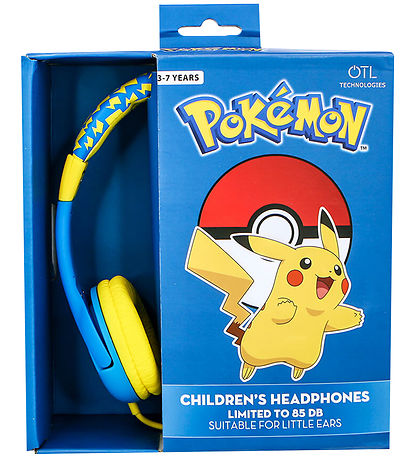 OTL Hretelefoner - Pokemon - On-Ear Junior - Pikachu - Bl/Gul