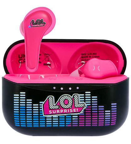 OTL Hretelefoner - LOL - TWS - In-Ear - Sort/Pink
