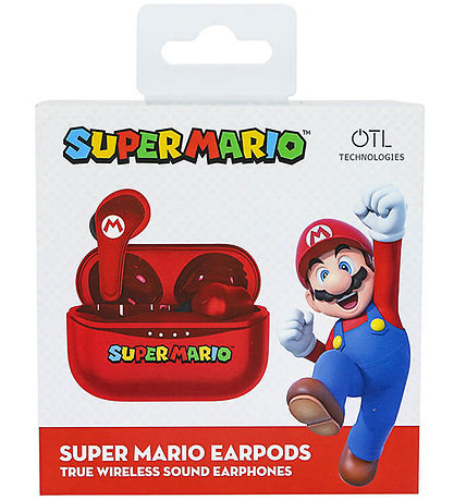 OTL Hretelefoner - Super Mario - TWS - In-Ear - Rd
