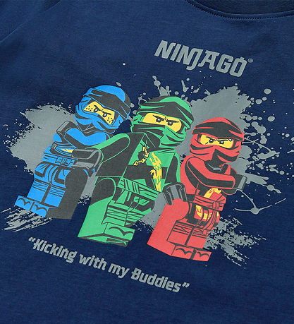 LEGO Ninjago Bluse - LWTano - Dark Navy m. Ninjaer