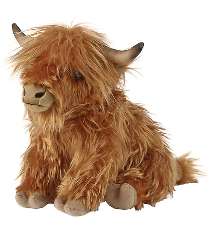 Living Nature Bamse m. Lyd - 32x18 cm - Højlandskvæg - Brun
