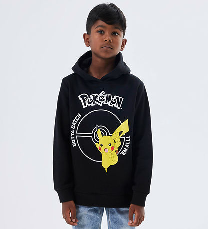 Name It Hættetrøje - Noos - NkmNoscar Pokemon - Sort