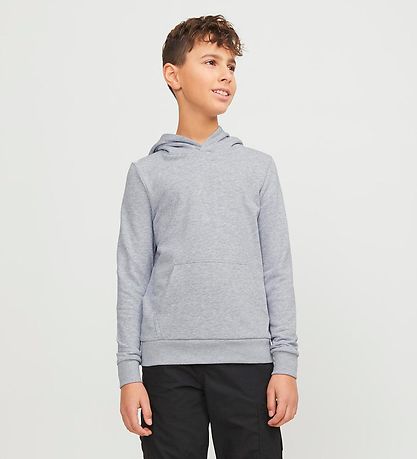 Jack & Jones Hættetrøje - JjeBradley - Noos - Light Grey Melange