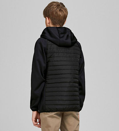 Jack & Jones Dynejakke - JjeMulti - Noos - Sort