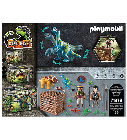 Playmobil Dino Rise - Starter Pack - Befrielse af triceratops -