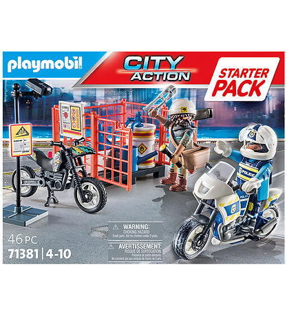 Playmobil City Action - Starter Pack - Politi - 71381 - 46 Dele
