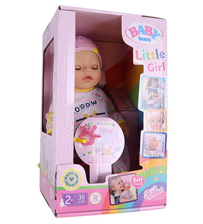 Baby Born Dukke - Little Girl - 36 cm - 7 Funktioner