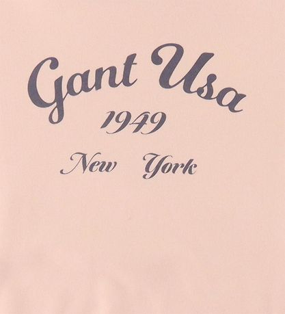 GANT Sweatshirt - Oversized Logo - Crystal Pink