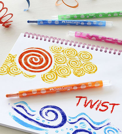 Faber-Castell Farvekridt - Twistable - 24 stk