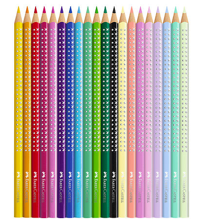 Faber-Castell Farveblyanter - Trekantet - Grip Sommerfugl - 20 s