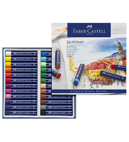 Faber-Castell Fedtfarver - 24 stk