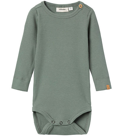 Lil Atelier Body l/ . Rib - NbmGago - Noos - Agave Green