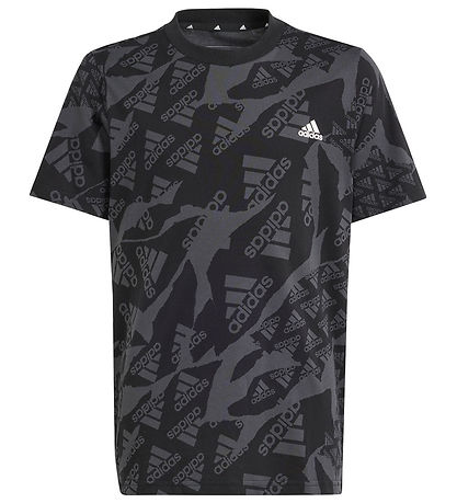 adidas Performance T-shirt - J Camlog T - Sort/Gr