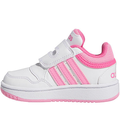 adidas performance Sko - Hoops 3.0 CF I - Hvid/Rosa