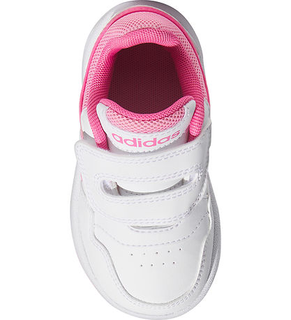 adidas performance Sko - Hoops 3.0 CF I - Hvid/Rosa