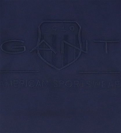 GANT T-shirt - Tonal Shield - Evening Blue
