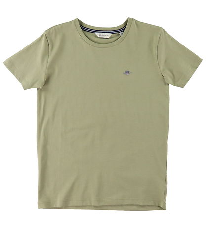 GANT T-shirt - Shield - Beige Green