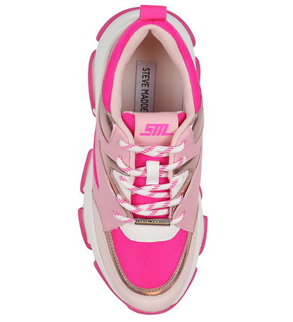 Steve Madden Sko - Progressive - Pink/Hvid