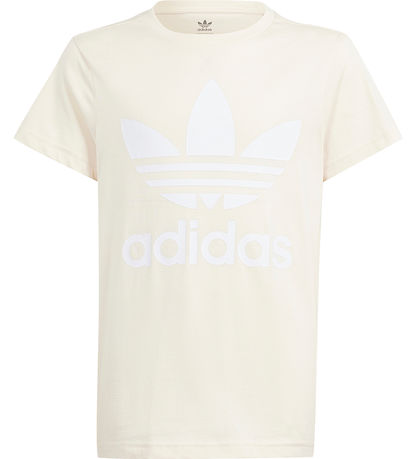 adidas Originals T-shirt - Trefoil Tee - Creme