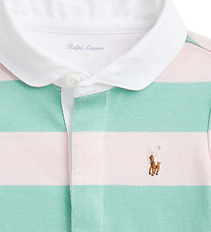 Polo Ralph Lauren Kjole m. Bloomers - Celadon/Hint of Pink