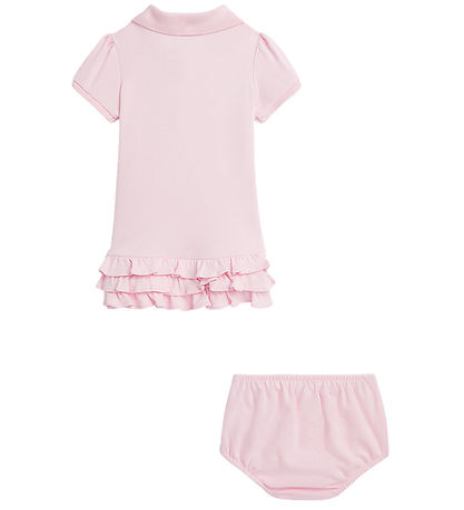 Polo Ralph Lauren Kjole m. Bloomers - Hint of Pink