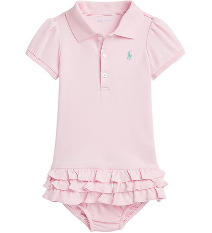 Polo Ralph Lauren Kjole m. Bloomers - Hint of Pink