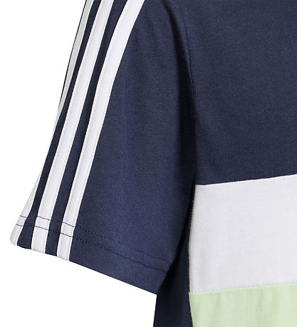 adidas Performance T-shirt - JS 3S Tib T - Navy/Grn