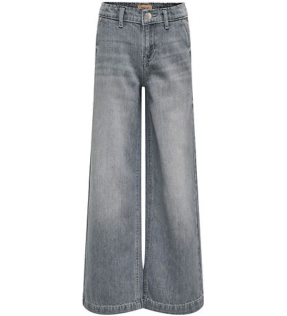 Kids Only Jeans - Noos - KogComet Wide Leg - Medium Grey Denim