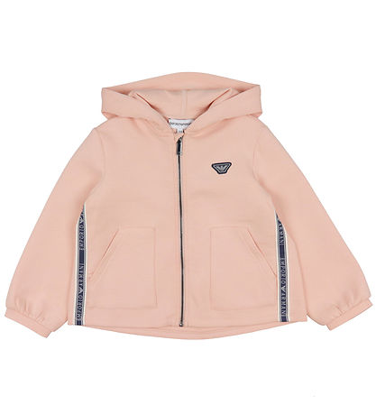 Emporio Armani Cardigan/Bukser - Rosa m. Logostribe