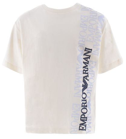 Emporio Armani T-shirt - Hvid m. Print