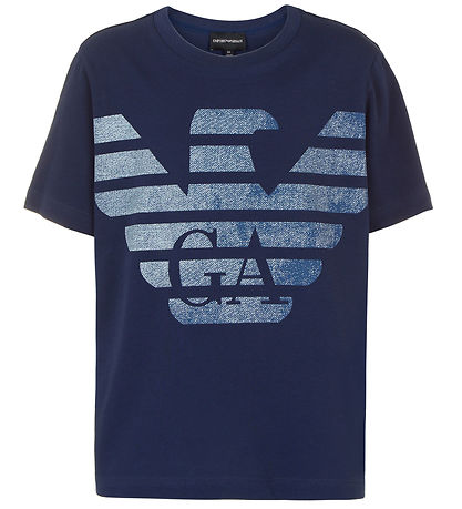 Emporio Armani T-shirts - 3-pak - Bl/Hvid/Navy m. print