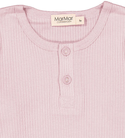 MarMar Bluse - Modal - Rib - Lilac Bloom