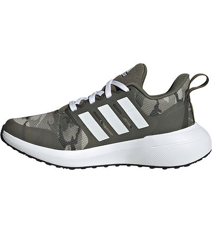 adidas Performance Sko - FortaRun 2.0 K - Armygrn/Hvid