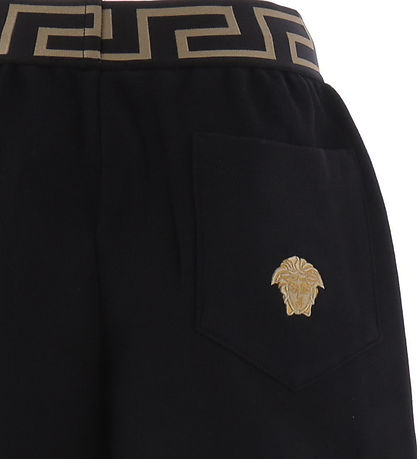 Versace Sweatshorts - Sort m. Guld