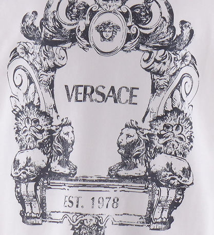 Versace T-shirt - Hvid/Navy