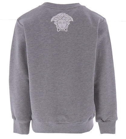 Versace Sweatshirt - Grmeleret m. Hvid