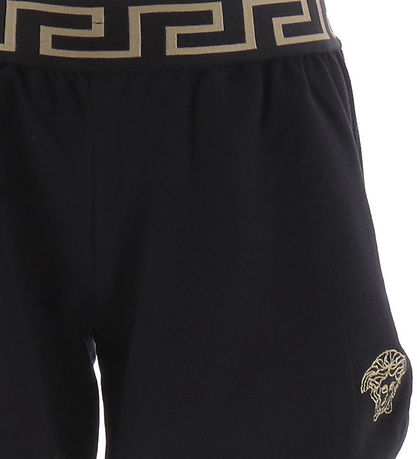 Versace Sweatshorts - Sort m. Guld