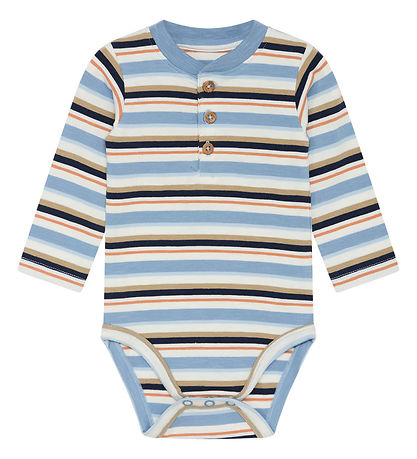 Hust and Claire Body l/æ - HCBjorn - Faded Blue m. Striber