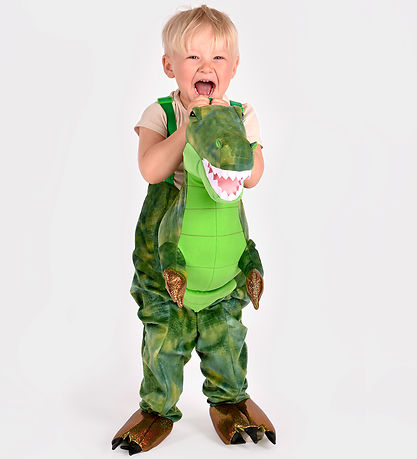 Den Goda Fen Udklædning - Jump In Dinosaur - T-Rex