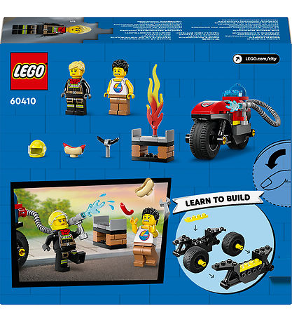 LEGO City - Brandslukningsmotorcykel 60410 - 57 Dele