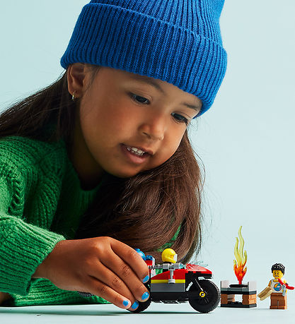 LEGO City - Brandslukningsmotorcykel 60410 - 57 Dele